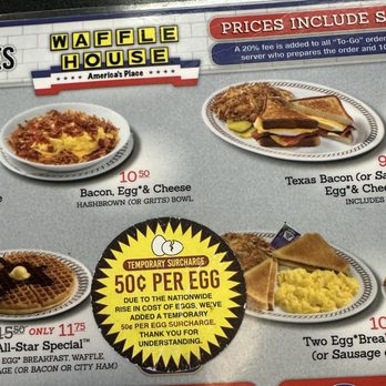 Waffle House - SURCHARGE! - Diners Near Me - Houston, Texas Waffle House - SURCHARGE! - Diners Near Me - Houston, Texas