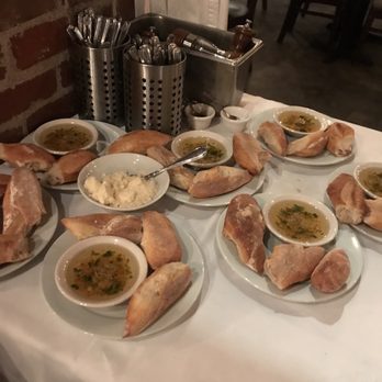Agrodolce Osteria - Complimentary bread with garlic - herb dipping oil delicious - Sicilian Near Me - Berkeley, California