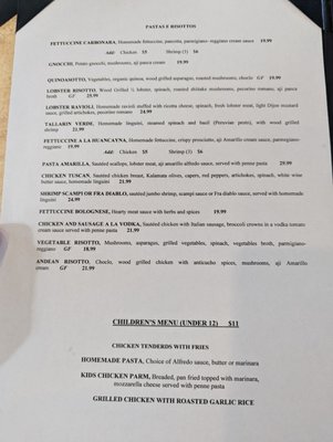Menu photo 2 Tumi Peruvian and Italian Kitchen Hyannis, MA Menu photo 2 Tumi Peruvian and Italian Kitchen Hyannis, MA