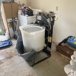 Washer take apart was simple