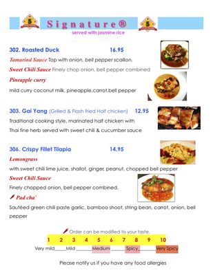 Menu photo 6 Five Stars Thai Restaurant Union City, NJ