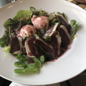 The Cheese Cottage - Duck prosciutto salad with raspberry vinaigrette. - Cheese Shops Near Me - Mobile, Alabama