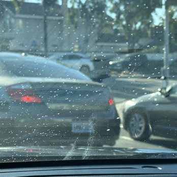 H2GO Car Wash - Dried soap on my front window after car wash - Car Wash Near Me - Cypress, California H2GO Car Wash - Dried soap on my front window after car wash - Car Wash Near Me - Cypress, California