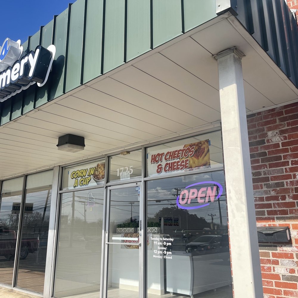 the front of the store