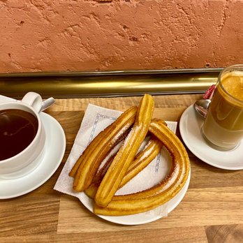 Xurrería Laietana - The best dessert combo! Nom nom! - Churros Near Me - Barcelona, B Xurrería Laietana - The best dessert combo! Nom nom! - Churros Near Me - Barcelona, B