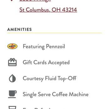 Jiffy Lube - Amenities at N High St location - Oil Change Stations Near Me - Columbus, Ohio Jiffy Lube - Amenities at N High St location - Oil Change Stations Near Me - Columbus, Ohio
