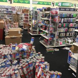 Dollar Tree - Never have I been surrounded by such a terrible mess, not even hurricane Irma was this bad.