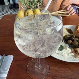 Gin and Tonic, definitely European style
