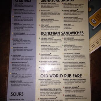 Bohemian Brewery - Menu Page 1 - Breweries Near Me - Midvale, Utah