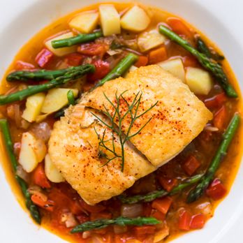 Cassis Bistro - Wild Halibut - French Near Me - Calgary, Alberta