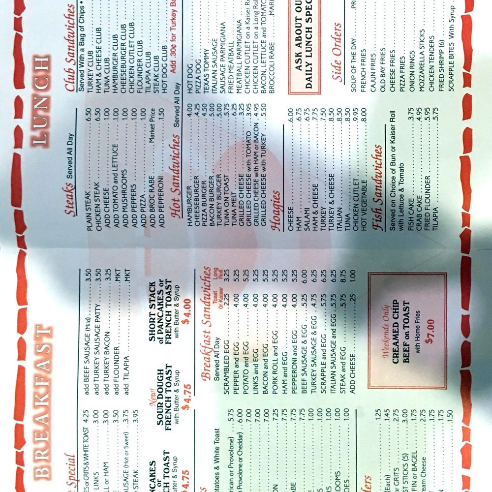 Brunics - a menu for a restaurant - Breakfast & Brunch Near Me - Philadelphia, Pennsylvania