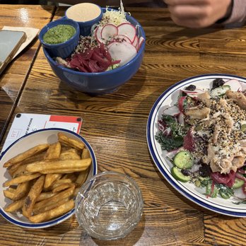 RT Rotisserie - rice bowl, fries, salad with chicken - Chicken Shop Near Me - San Francisco, California RT Rotisserie - rice bowl, fries, salad with chicken - Chicken Shop Near Me - San Francisco, California