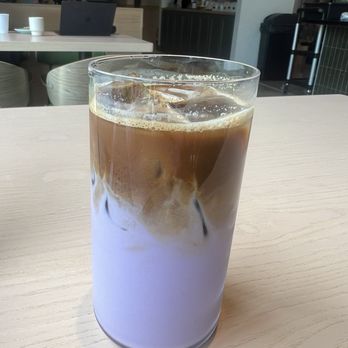 Postern Coffee - Ube latte - Coffee & Tea Near Me - Doraville, Georgia