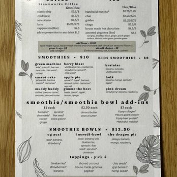 Pure Roots - Menu - Coffee & Tea Near Me - Hamburg, New York