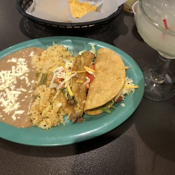 Sarapes Restaurant - Two taco plate. - Mexican Near Me - Enfield, Connecticut
