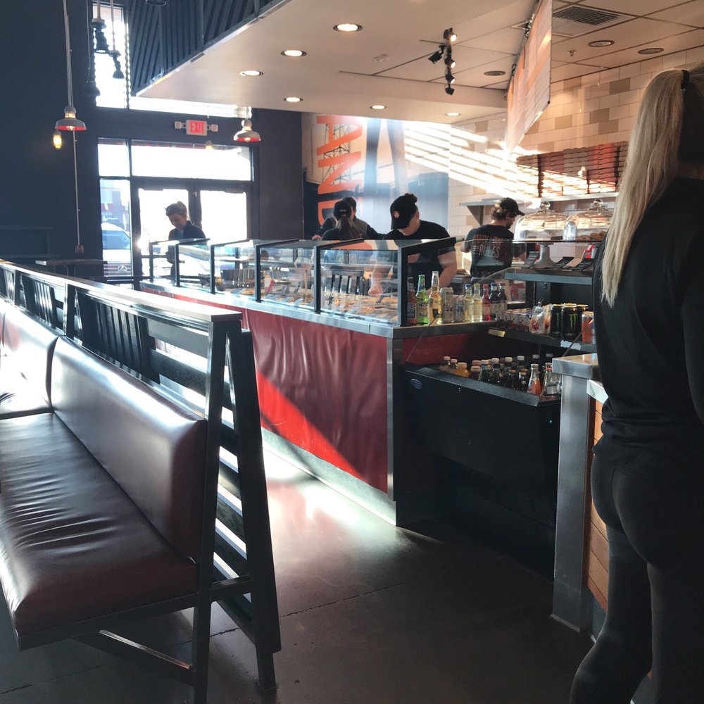 Blaze Pizza - Prep area. - Salad Near Me - Tulsa, Oklahoma