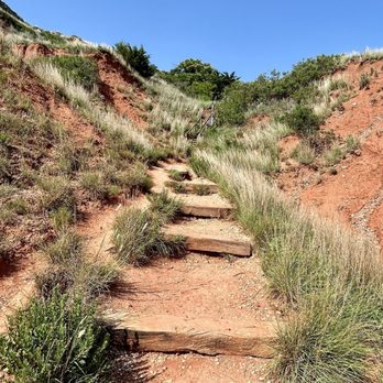 Gloss Mountain State Park - Hiking Cathedral Mountain Trail is 1.2 miles in total and not as difficult as this picture looks. - Hiking Near Me - Fairview, Oklahoma