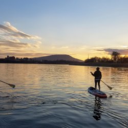 Outshine Adventures - Sunshine's Adventures SUP Sunset paddleboard TN River Chattanooga