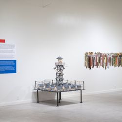 American Museum of Ceramic Art - Exhibition view, Fractured Foundations: 250 Years of American History. On view at AMOCA through November 29, 2026