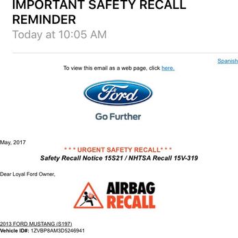 Performance Lincoln Ford - Thank you Ford Motor Company for selling me a car with faulty airbags(sarcastically), luckily I never had to use them! - Car Dealers Near Me - Randolph, New Jersey