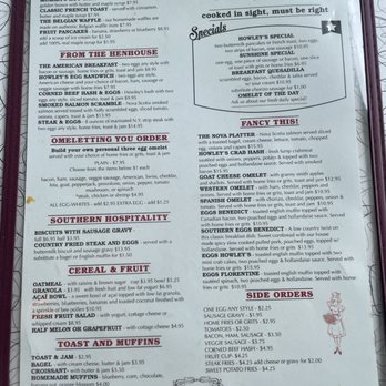 Howley's Restaurant - 2021 Menu - Diners Near Me - West Palm Beach, Florida