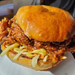 Lil' Szechuan X Nashville Hot Chicken Sandwich