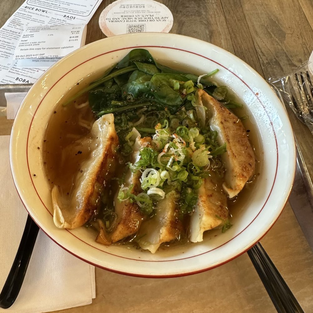 Boru Boru - Chicken Potstickers with Noodles - Sushi Bars Near Me - Tallahassee, Florida Boru Boru - Chicken Potstickers with Noodles - Sushi Bars Near Me - Tallahassee, Florida