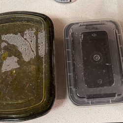 Alborz Restaurant - On the left- Shamshiri portion of ghormeh sabzi The Alborz portion on the right was tiny. Same price $23.