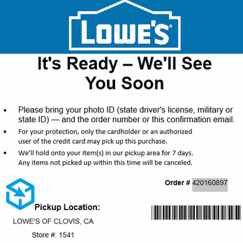 Lowe's Home Improvement - Sure it's ready - Hardware Stores Near Me - Clovis, California