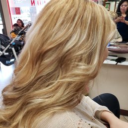 My Granddaughter had horrible hair. It was several colors and growing out. Very dry. Sandy did a fabulous job My Granddaughter had horrible hair. It was several colors and growing out. Very dry. Sandy did a fabulous job