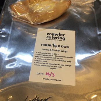 Crowler Catering & Small Batch Events - 5-cheese pie is small. Comfort food. Wings from Four Pegs are peppery. - Beer, Wine & Spirits Near Me - Louisville, Kentucky Crowler Catering & Small Batch Events - 5-cheese pie is small. Comfort food. Wings from Four Pegs are peppery. - Beer, Wine & Spirits Near Me - Louisville, Kentucky