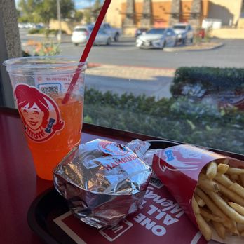 Wendy's - a tray of fries and a drink - Burgers Near Me - Chula Vista, California Wendy's - a tray of fries and a drink - Burgers Near Me - Chula Vista, California