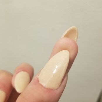 Sparkle Nails - Flooded cuticles, product caked under nail - Nail Salons Near Me - Albuquerque, New Mexico