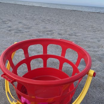 Sand On the Beach - My sons Toy bucket I brought - American Near Me - Melbourne Beach, Florida Sand On the Beach - My sons Toy bucket I brought - American Near Me - Melbourne Beach, Florida