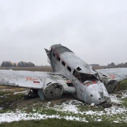 Agricultural Crash Monument - Crash and burn!