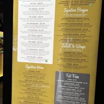 Menu photo 4 Fat Sal's - Venice Beach Marina Del Rey, CA Menu photo 4 Fat Sal's - Venice Beach Marina Del Rey, CA