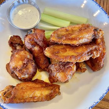 The Station - 2026 | $16 Station Wings (Old Bay & Butter) - Great flavor and not too salty. I would've liked a little more crunch, but still enjoyable. - Seafood Near Me - Fenwick Island, Delaware The Station - 2026 | $16 Station Wings (Old Bay & Butter) - Great flavor and not too salty. I would've liked a little more crunch, but still enjoyable. - Seafood Near Me - Fenwick Island, Delaware