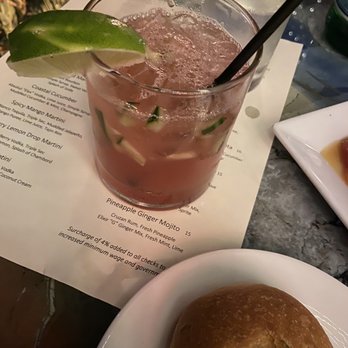 Geoffrey's Malibu - Watermelon cucumber margarita - requested with Don Julio - arrived without salt rim and an overpowering cheap tequila smell! - Seafood Near Me - Malibu, California Geoffrey's Malibu - Watermelon cucumber margarita - requested with Don Julio - arrived without salt rim and an overpowering cheap tequila smell! - Seafood Near Me - Malibu, California