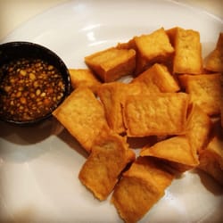 Noodle World Jr - Fried Tofu with yummy dipping sauce!