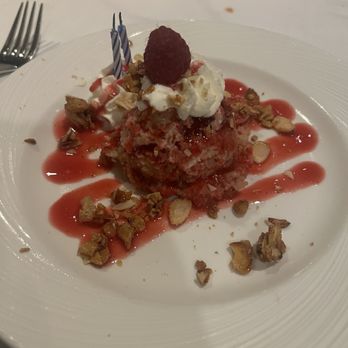 Summit House - Strawberry cake - birthday dessert - Steakhouses Near Me - Fullerton, California Summit House - Strawberry cake - birthday dessert - Steakhouses Near Me - Fullerton, California