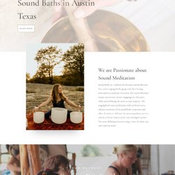 Austin Marketing Agency - Sound for Stress: A website redesign