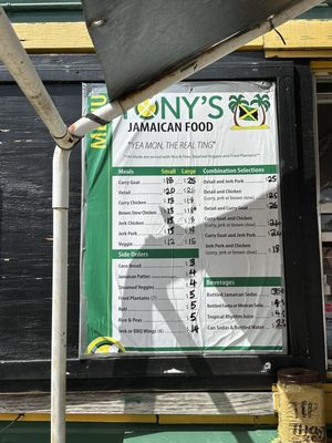 Menu photo 2 Tony's Jamaican Food Austin, TX