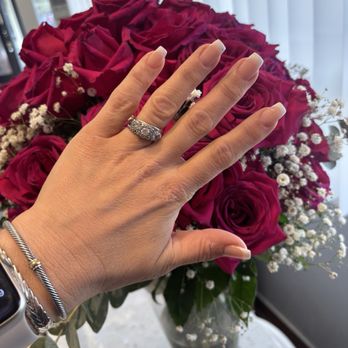 Bellamy Nails - Beautiful French tip by Diane - Nail Salons Near Me - San Carlos, California Bellamy Nails - Beautiful French tip by Diane - Nail Salons Near Me - San Carlos, California