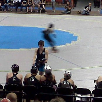 Windy City Rollers - Beth Amphetamine coaching the Windy City All-Star bout against Philly - Amateur Sports Teams Near Me