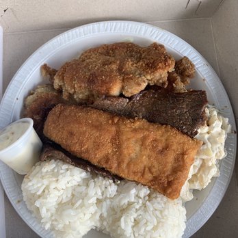 Rainbow Drive-In - Mix Plate- did not like - Hawaiian Near Me - Honolulu, Hawaii Rainbow Drive-In - Mix Plate- did not like - Hawaiian Near Me - Honolulu, Hawaii