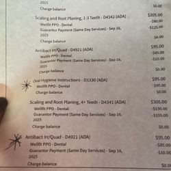 Clemson Modern Dentistry - Instruction charges