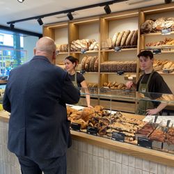 Looking for the different breads and rolls.