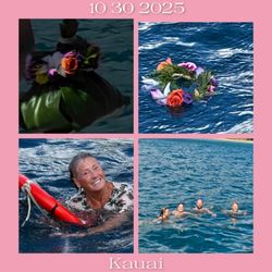 Seasport Divers - Spreading my husband's ashes at sea. Then we all jumped overboard!