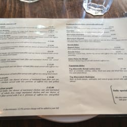 Hana - Menu