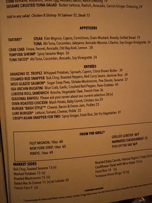 Menu photo 1 Lure Fishbar Chicago, IL
